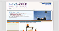 Desktop Screenshot of 123gre.com